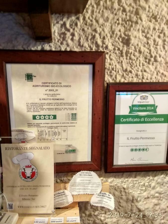Agriturismo Il Frutto Permesso Bibiana Экстерьер фото
